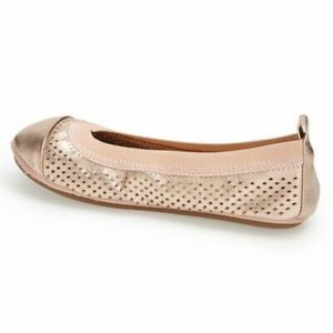 Yosi Samra Scarlet Metallic Flat